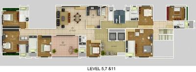 Project Image of 3200.0 - 3800.0 Sq.ft 4 BHK Apartment for buy in Suma 7 Modibaug