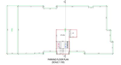 M S Jal Jeevan A Type Bldg Cluster Plan for parking Floor 2