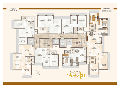 Project Image of 441.86 - 659.94 Sq.ft 1 BHK Apartment for buy in Salangpur Salasar Aavatar