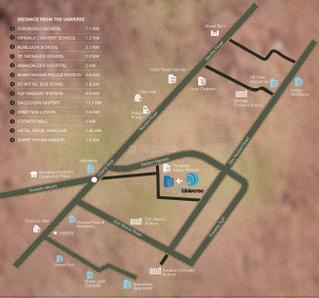 Project Image of 1102.0 - 2900.0 Sq.ft 2 BHK Apartment for buy in C P Universe