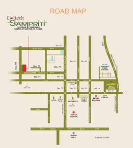 Project Image of 1880 Sq.ft 3.5 BHK Apartment / Flat for sale in Sector 77 for Rs. 26200000