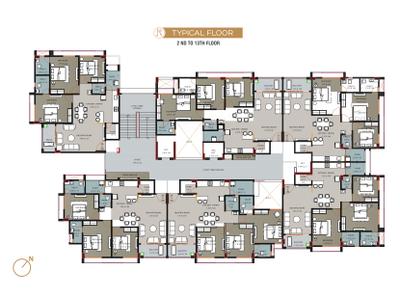 Project Image of 1014.39 - 1048.84 Sq.ft 3 BHK Apartment for buy in Ridham Rujuvalika Arise