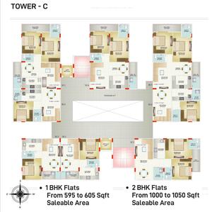 Project Image of 595.0 - 1050.0 Sq.ft 1 BHK Apartment for buy in Spring Valley