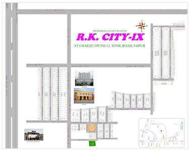 RK Vatika City IX Images for Layout Plan of RK Vatika City IX 1