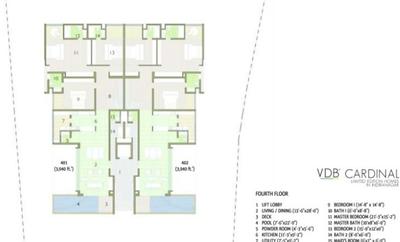 Project Image of 3190.0 - 3940.0 Sq.ft 3 BHK Apartment for buy in Value Cardinal