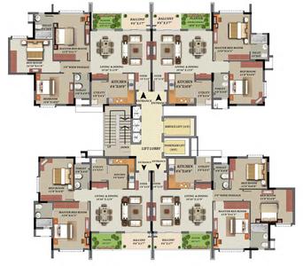 Project Image of 1255.0 - 2105.0 Sq.ft 2 BHK Apartment for buy in Mantri Glades
