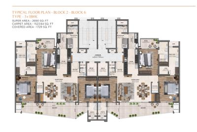 Project Image of 2500 Sq.ft 4 BHK Apartment / Flat for sale in Utrathiya for Rs. 34823250