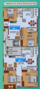 Project Image of 957.0 - 985.0 Sq.ft 2 BHK Apartment for buy in HP Chenthur Homes