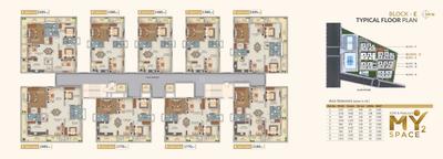 Project Image of 1070.0 - 2485.0 Sq.ft 2 BHK Apartment for buy in My Space 2