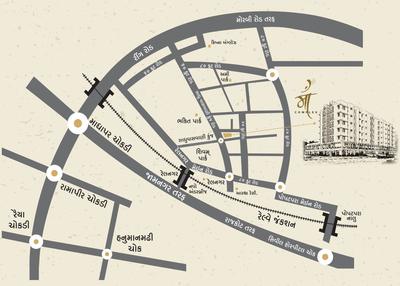 Amrutdhara Maa Complex Location Plan 1