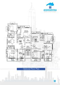 Project Image of 933.0 - 1251.0 Sq.ft 2 BHK Apartment for buy in Aishvariyaa Rajalakshmi Hi 5