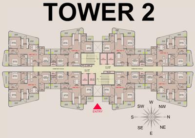Project Image of 1250.0 - 1350.0 Sq.ft 3 BHK Apartment for buy in Wal Serenia 92
