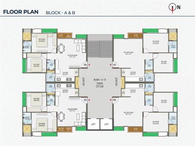 Project Image of 0.0 - 620.86 Sq.ft 2 BHK Apartment for buy in Laxmi Aleta