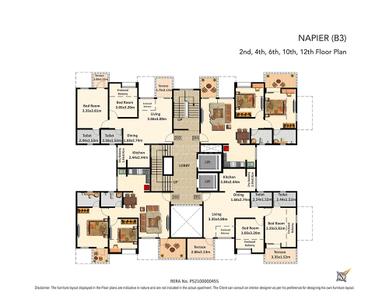 Project Image of 499.0 - 997.0 Sq.ft 2 BHK Apartment for buy in Nyati Evara I