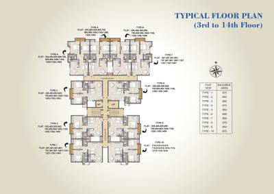 Project Image of 848.0 - 879.0 Sq.ft 2 BHK Apartment for buy in Jains Anarghya