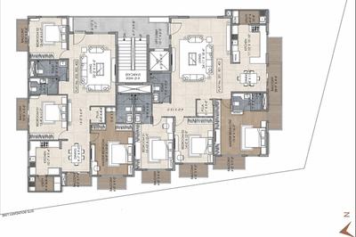 Project Image of 2339.0 - 2367.0 Sq.ft 3 BHK Apartment for buy in Krishnas Garden