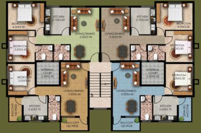 Project Image of 732.0 - 1012.0 Sq.ft 1 BHK Apartment for buy in Civilco Engineers and Associates Empire Village Phase II