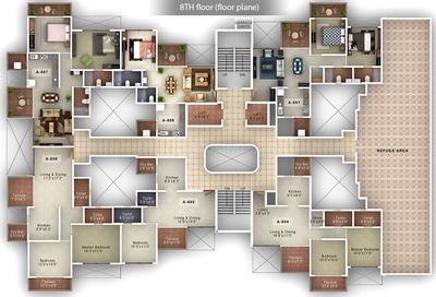Project Image of 635.0 - 1051.0 Sq.ft 1 BHK Apartment for buy in Legacy Fortune Exotica