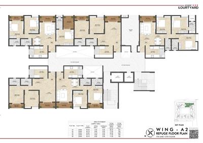 Project Image of 740.0 - 946.0 Sq.ft 2 BHK Apartment for buy in Kosmic Kourtyard Phase 2