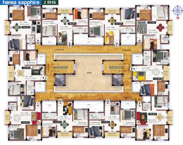 Project Image of 1022.0 - 1441.0 Sq.ft 2 BHK Apartment for buy in Hansa Gems Park