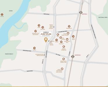 Project Image of 942 Sq.ft 2 BHK Apartment / Flat for sale in Kandivali West for Rs. 23100000