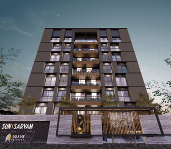 Project Image of 756.16 - 1104.38 Sq.ft 2 BHK Apartment for buy in Salasar Sun Sarvam