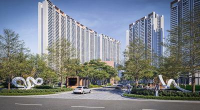 The Prestige City residential elevation view 2