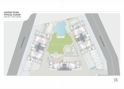 Project Image of 1250.0 - 1441.0 Sq.ft 3 BHK Apartment for buy in Courtyard Prime