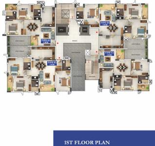 Project Image of 1160.0 - 1565.0 Sq.ft 2 BHK Apartment for buy in Varma Rhythm