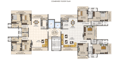 Project Image of 789.0 - 1095.0 Sq.ft 2 BHK Apartment for buy in Joy Adinath Tower II Wing A