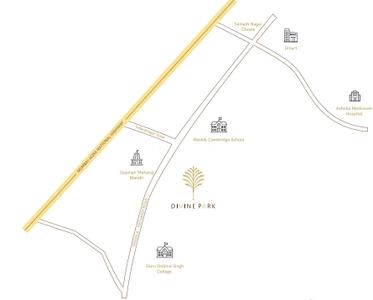 Project Image of 969.0 - 1384.0 Sq.ft 2 BHK Apartment for buy in Divine Park