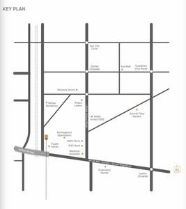 Shree Rangam Square Location Plan 1