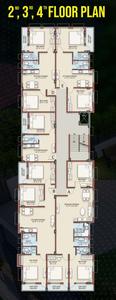 Project Image of 641 Sq.ft 1.5 BHK Apartment / Flat for sale in Rajarhat for Rs. 3100000