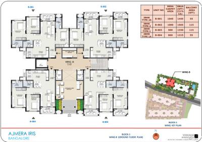 Project Image of 860.0 - 1090.0 Sq.ft 2 BHK Apartment for buy in Ajmera Iris