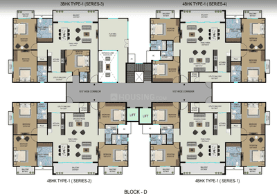 Project Image of 2350.0 - 4170.0 Sq.ft 3 BHK Apartment for buy in Virasha Nisarga