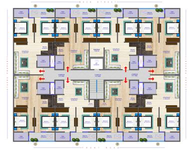 Project Image of 1010.0 - 1590.0 Sq.ft 2 BHK Apartment for buy in Vihaan Tulip Tower