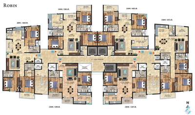 Project Image of 1297.0 - 1873.0 Sq.ft 2 BHK Apartment for buy in Sattva Celesta
