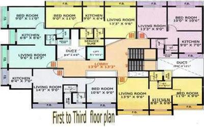 Project Image of 600.0 - 680.0 Sq.ft 1 BHK Apartment for buy in Sahil Associates Sai Riddhi Apartment