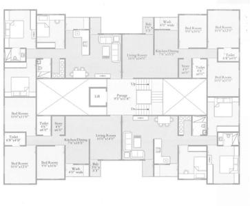 Project Image of 660.0 - 2150.0 Sq.ft 2 BHK Apartment for buy in Shree The Mark Phase 1