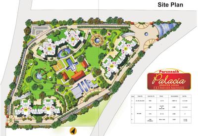 Parsvnath Palacia Phase 1 Images for Site Plan of Parsvnath Palacia 1