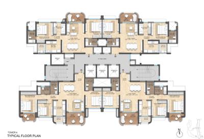Project Image of 976.0 - 1499.0 Sq.ft 3 BHK Apartment for buy in Lodha Elanza
