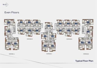 Project Image of 2337.0 - 4211.0 Sq.ft 3 BHK Apartment for buy in KGK Aakar