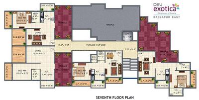 Project Image of 602.0 - 913.0 Sq.ft 1 BHK Apartment for buy in Dev Exotica