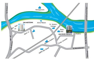 Project Image of 1395.0 - 1531.0 Sq.ft 3 BHK Apartment for buy in Uni Midtown