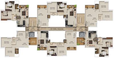 Project Image of 337.0 - 590.0 Sq.ft 1 BHK Apartment for buy in Horizon Akanksha Phase 1