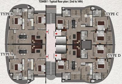 Project Image of 1111.0 - 1711.0 Sq.ft 2 BHK Apartment for buy in Heera The River Park