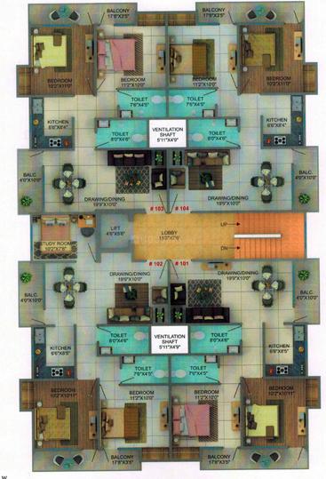 Project Image of 462.0 - 718.0 Sq.ft 1 BHK Apartment for buy in Mahendra Luv Kush Enclave