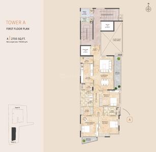 Project Image of 1947.0 - 3156.0 Sq.ft 3 BHK Apartment for buy in Appaswamy Belmont Residences