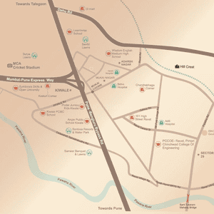 Project Image of 1040 Sq.ft 2 BHK Apartment / Flat for sale in Kiwale for Rs. 6900000