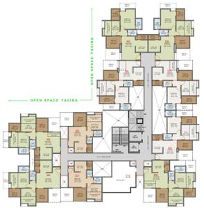 Project Image of 300.0 - 532.0 Sq.ft 1 BHK Apartment for buy in Majestique Venice Building D Wing A